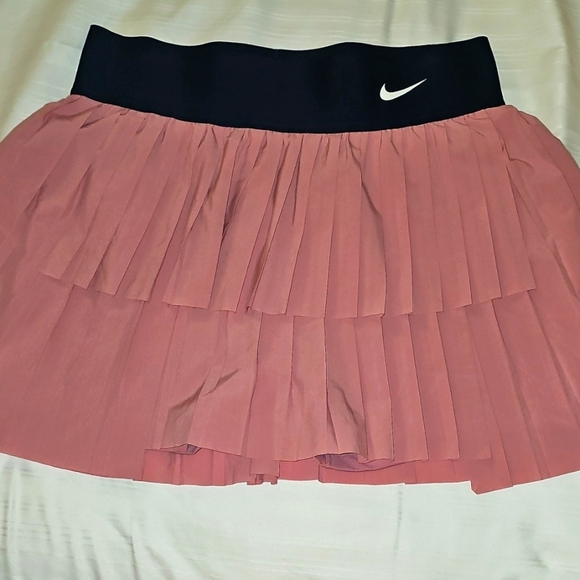 Nike Court Dri-Fit Advantage Skirt Pleated elemental pink/obsidian/white - Picture 3 of 5